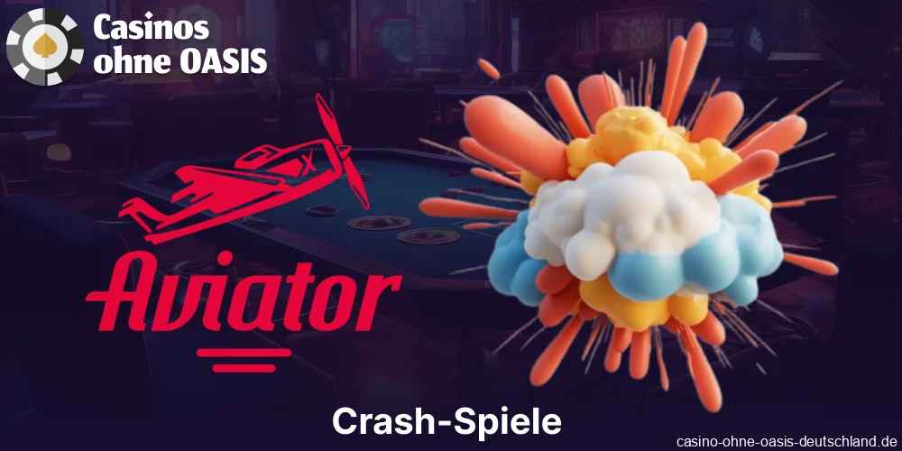 Crash-Spiele in Casinos ohne OASIS in Deutschland verfügbar